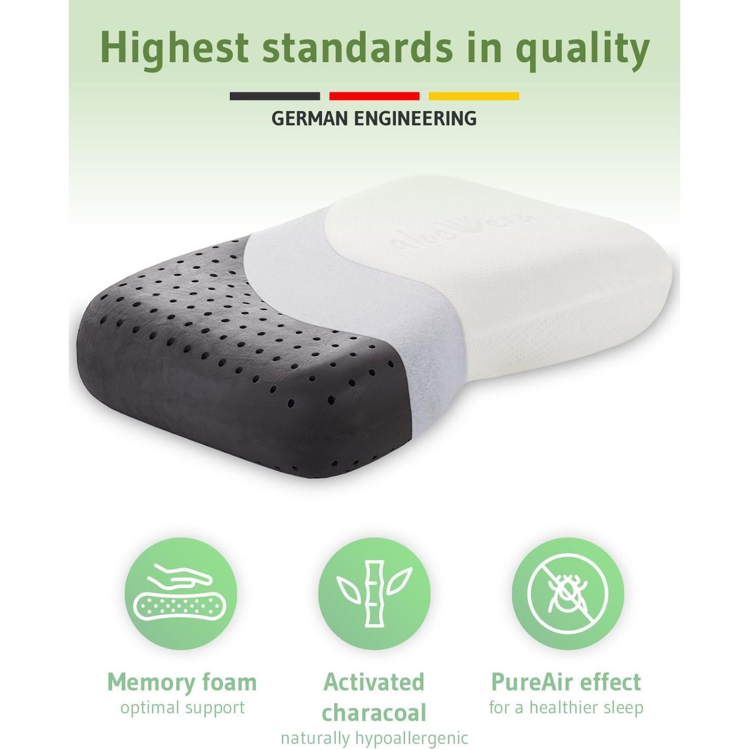 Cojín Cervical Third of Life Aloe Vera Espuma Viscoelástica