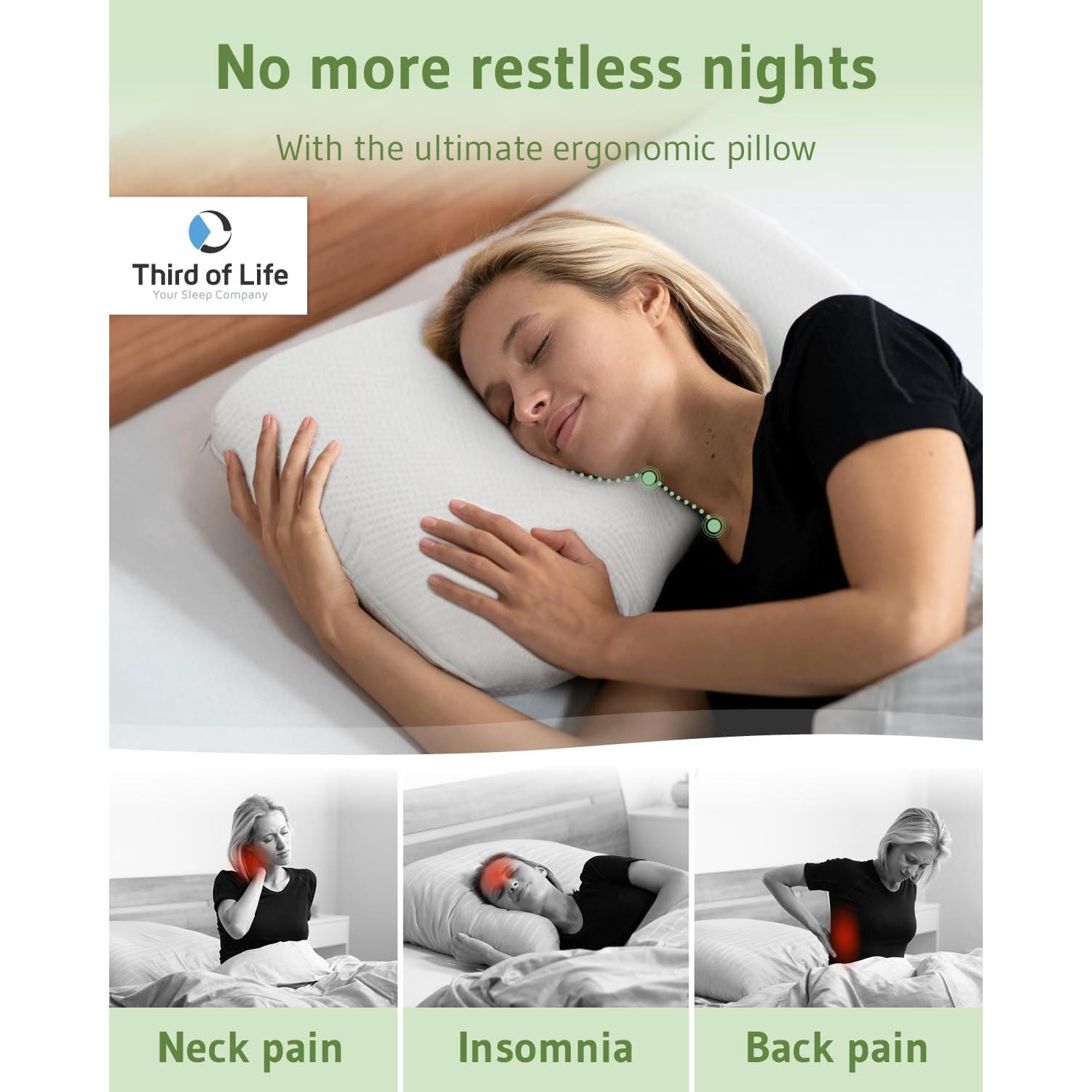 Cojín Cervical Third of Life Aloe Vera Espuma Viscoelástica