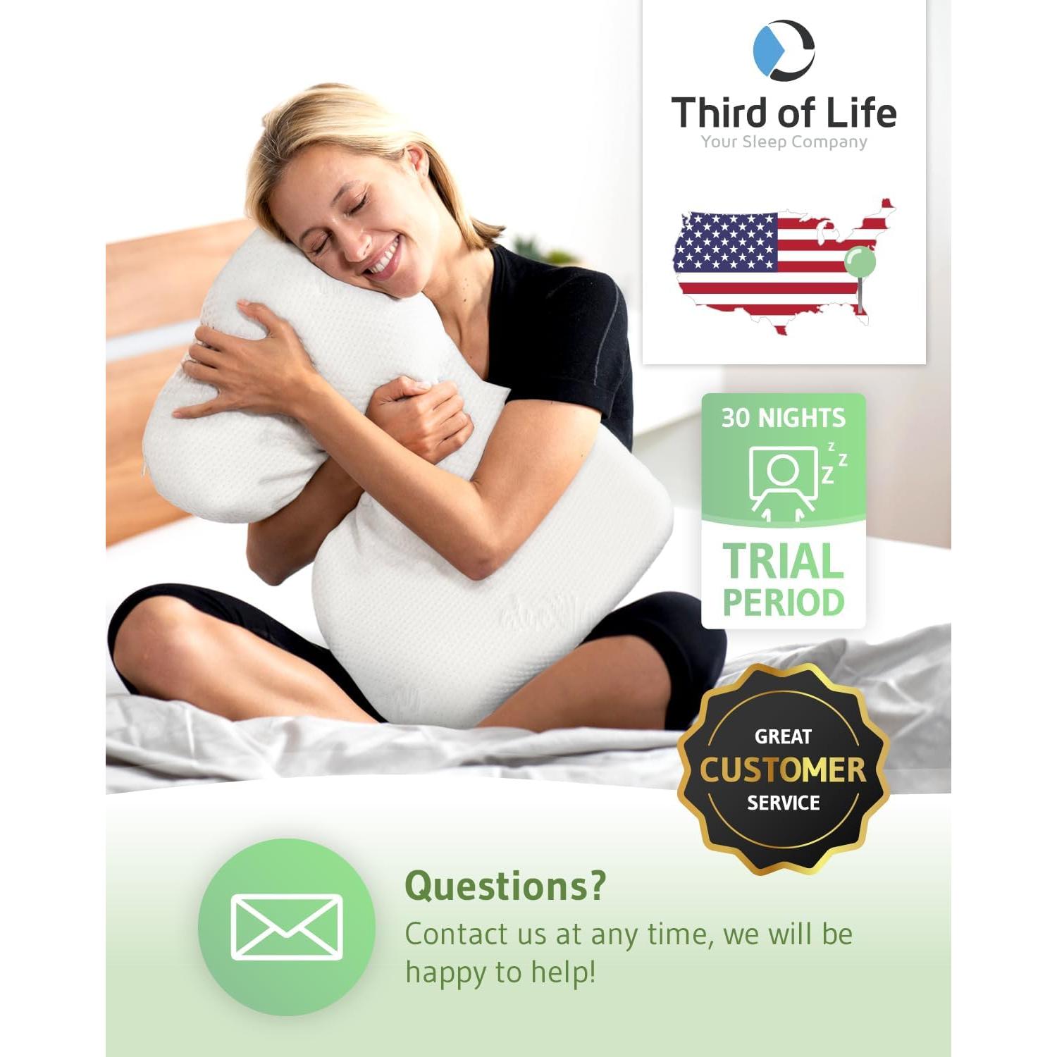 Cojín Cervical Third of Life Aloe Vera Espuma Viscoelástica