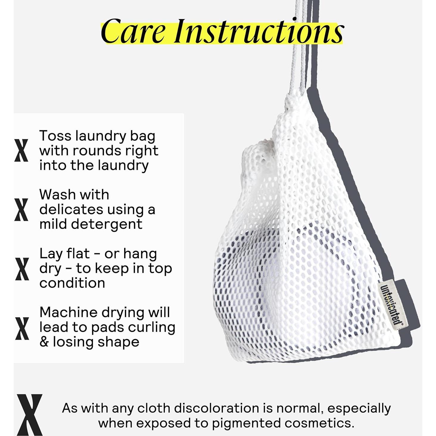 Discos de Limpieza Reutilizables Untoxicated 10CT - Bambú Terry