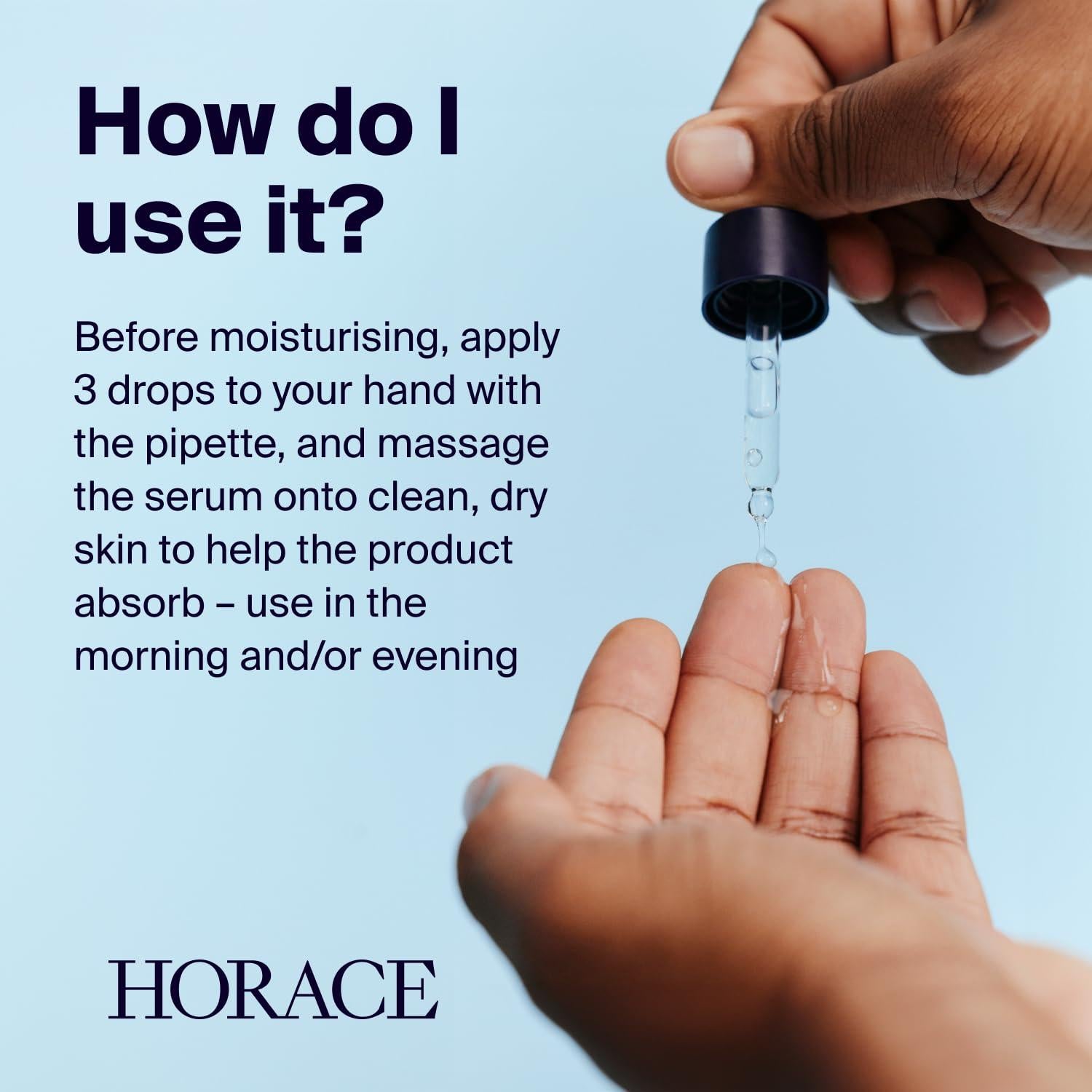 Sérum Facial Hidratante Horace 30ml - Ácido Hialurónico y Pantenol