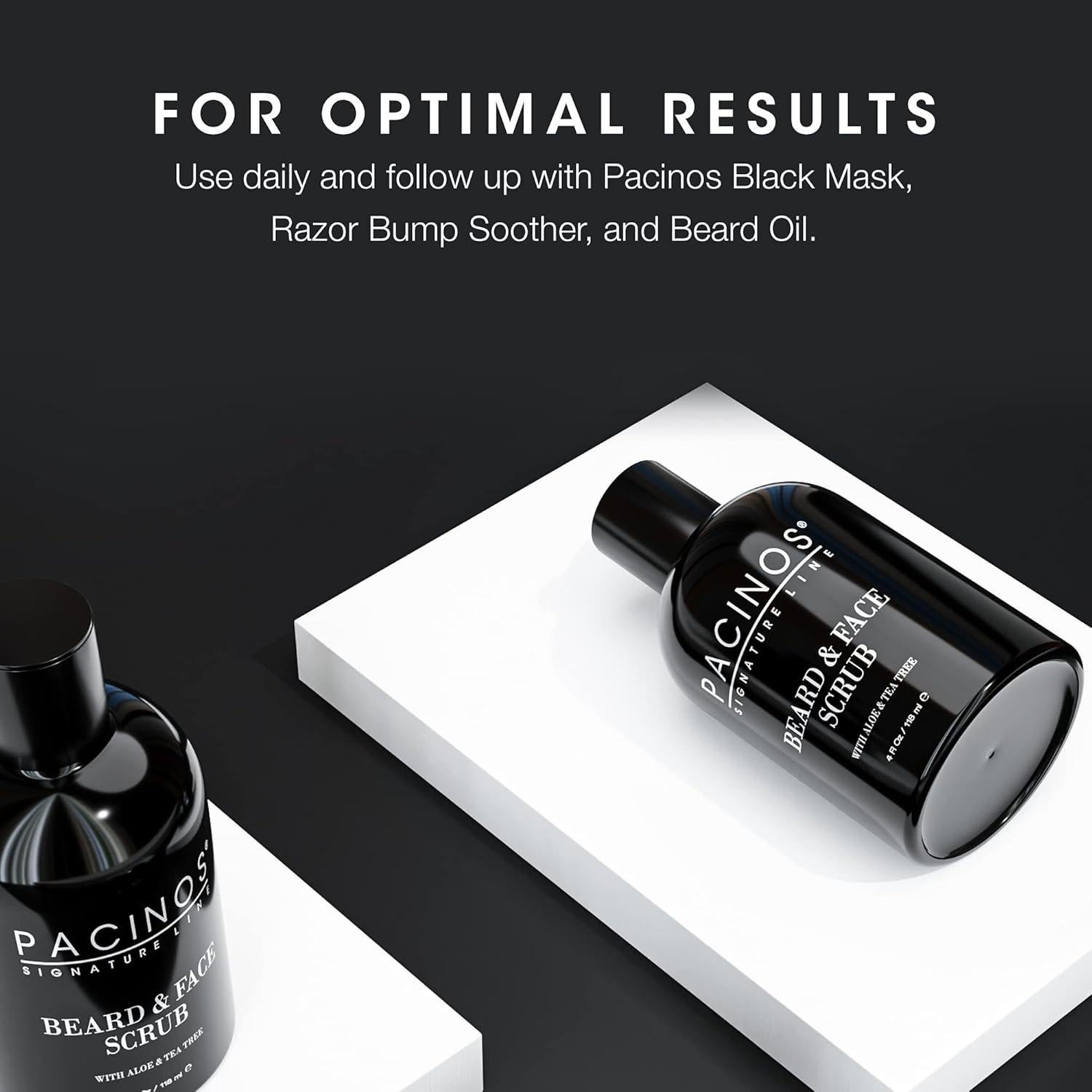 Exfoliante Facial y de Barba Pacinos 156 g - Aloe Vera y Árbol de Té