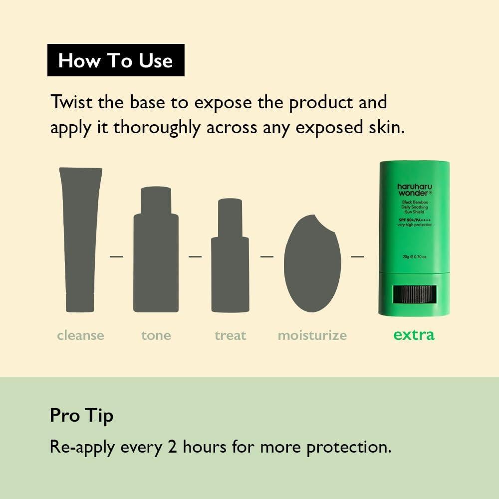Protector Solar en Barra Haruharu Wonder SPF50+ 20g
