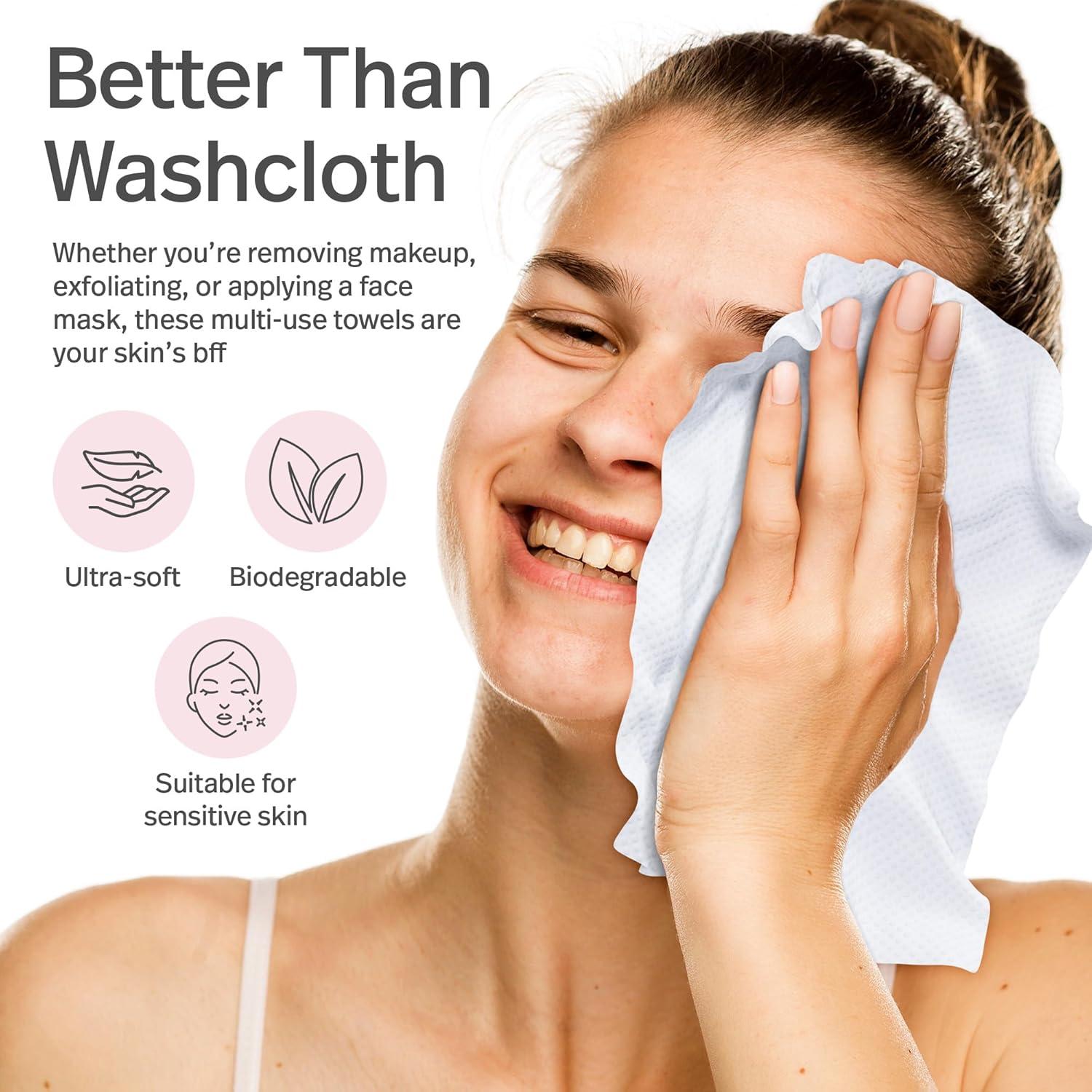 Caja de Bambú Lumi-Cleanse con 50 Toallas Ultra Suaves