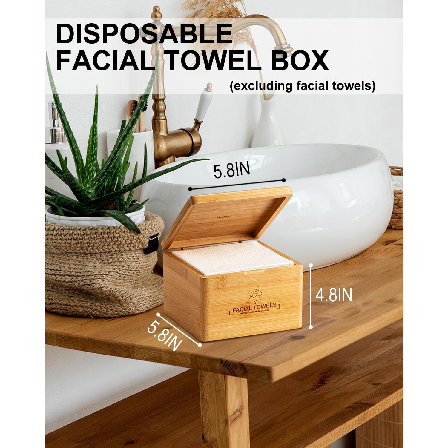 Toallas Faciales Desechables LUXU - 60 Unidades Ecológicas