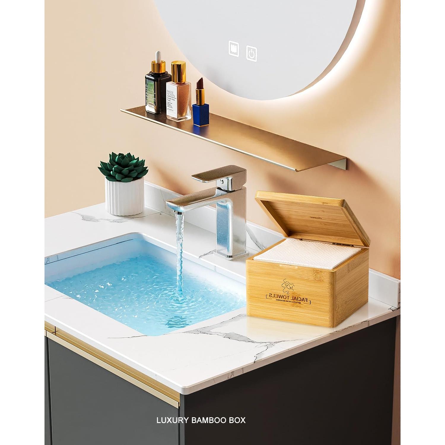 Toallas Faciales Desechables LUXU - 60 Unidades Ecológicas