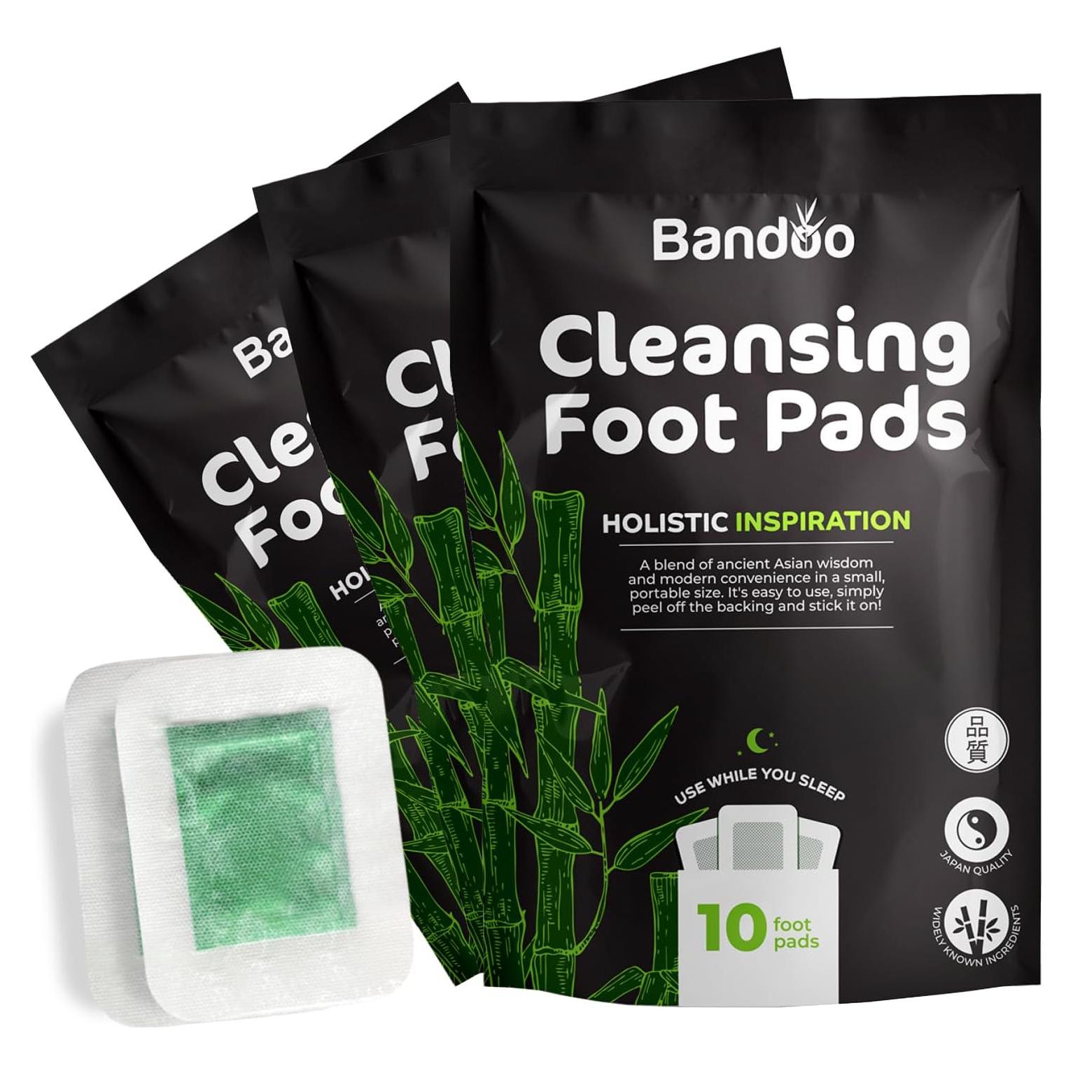 Almohadillas Limpiadoras para Pies Bandoo - 30 Unidades