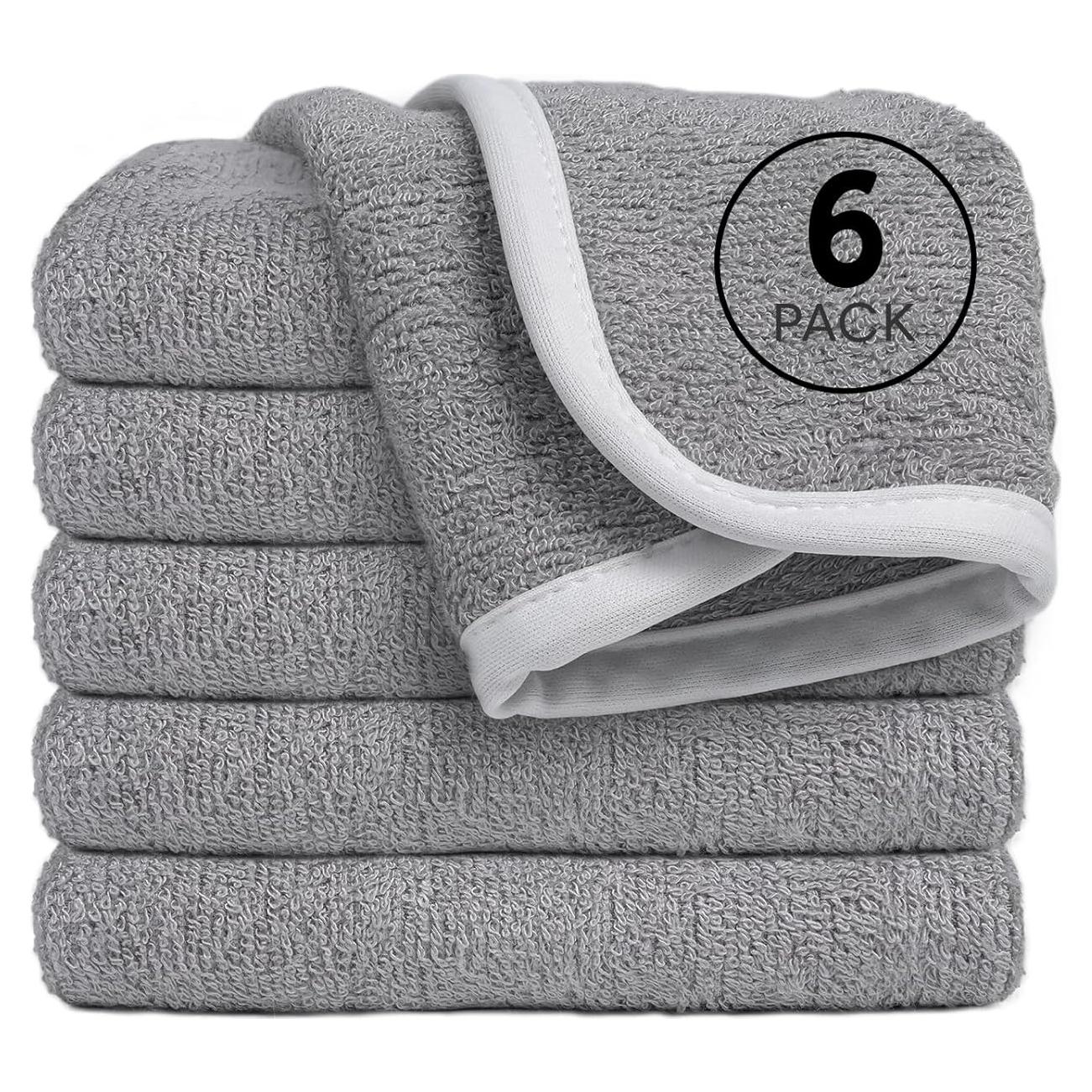 Toallitas de Baño Orgánicas Reutilizables Cagreex 6 Unidades 25.4 cm