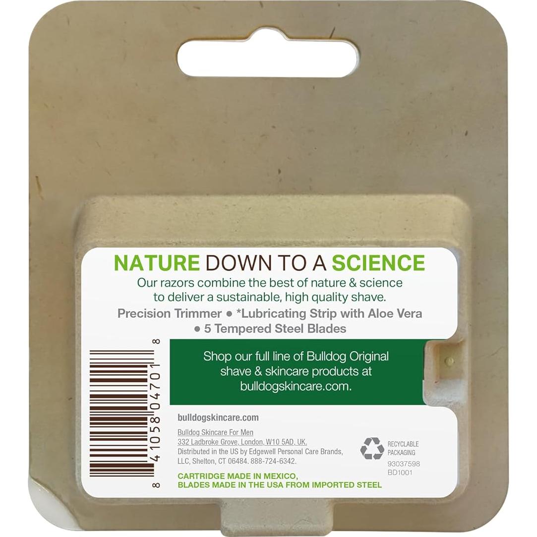 Recambios de cuchillas de afeitar Bulldog para hombres - 4 unidades