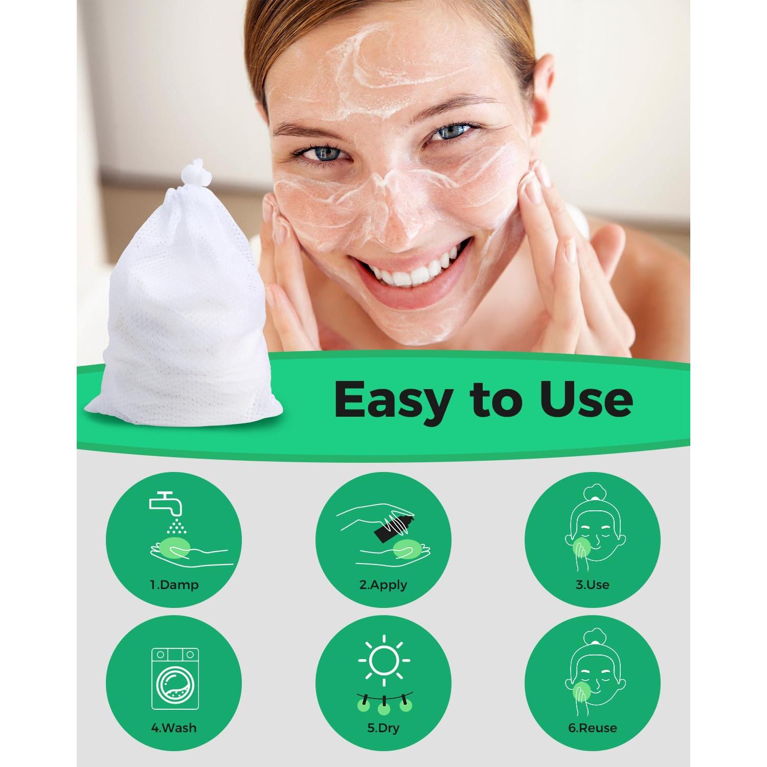 ProCIV Almohadillas Reutilizables de Algodón Orgánico 18 Pzas