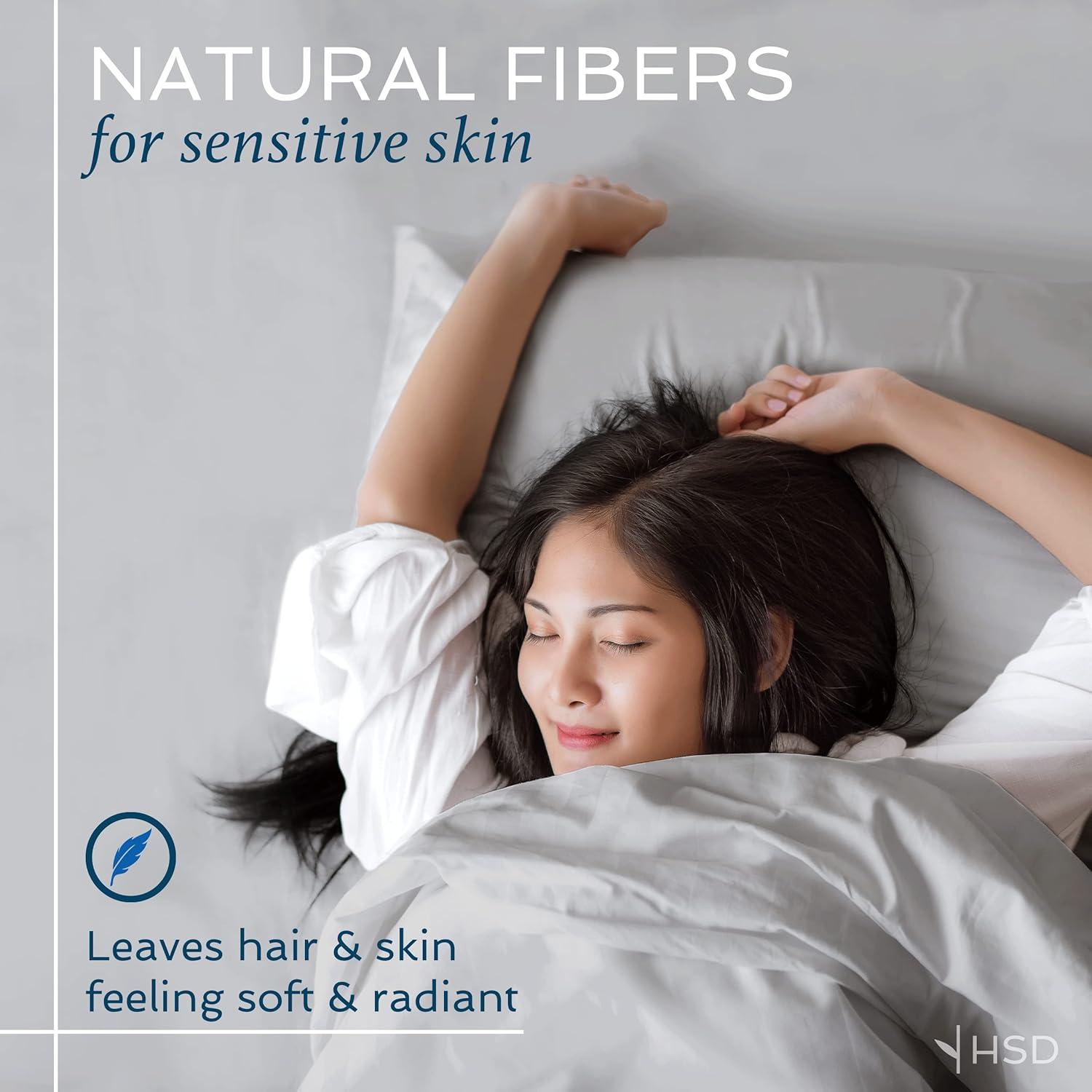 Fundas de Almohada Queen Hotel Sheets Direct 100% Viscosa Arena