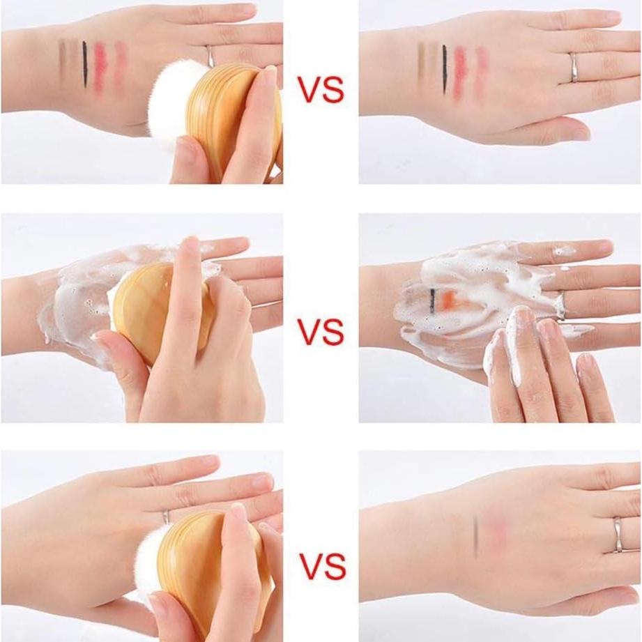 Cepillo Facial de Madera BeNat con Cerdas Suaves 7.1x5.9cm