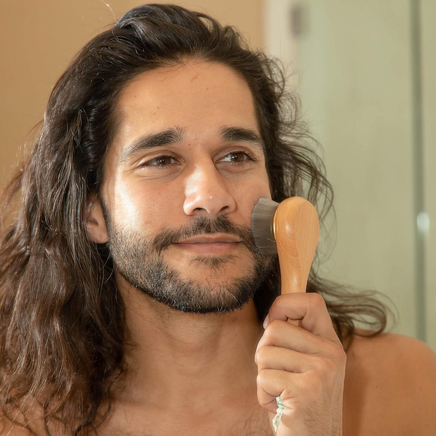 GranNaturals Cepillo Kabuki Facial de Bambú - Suave y Ecoamigable