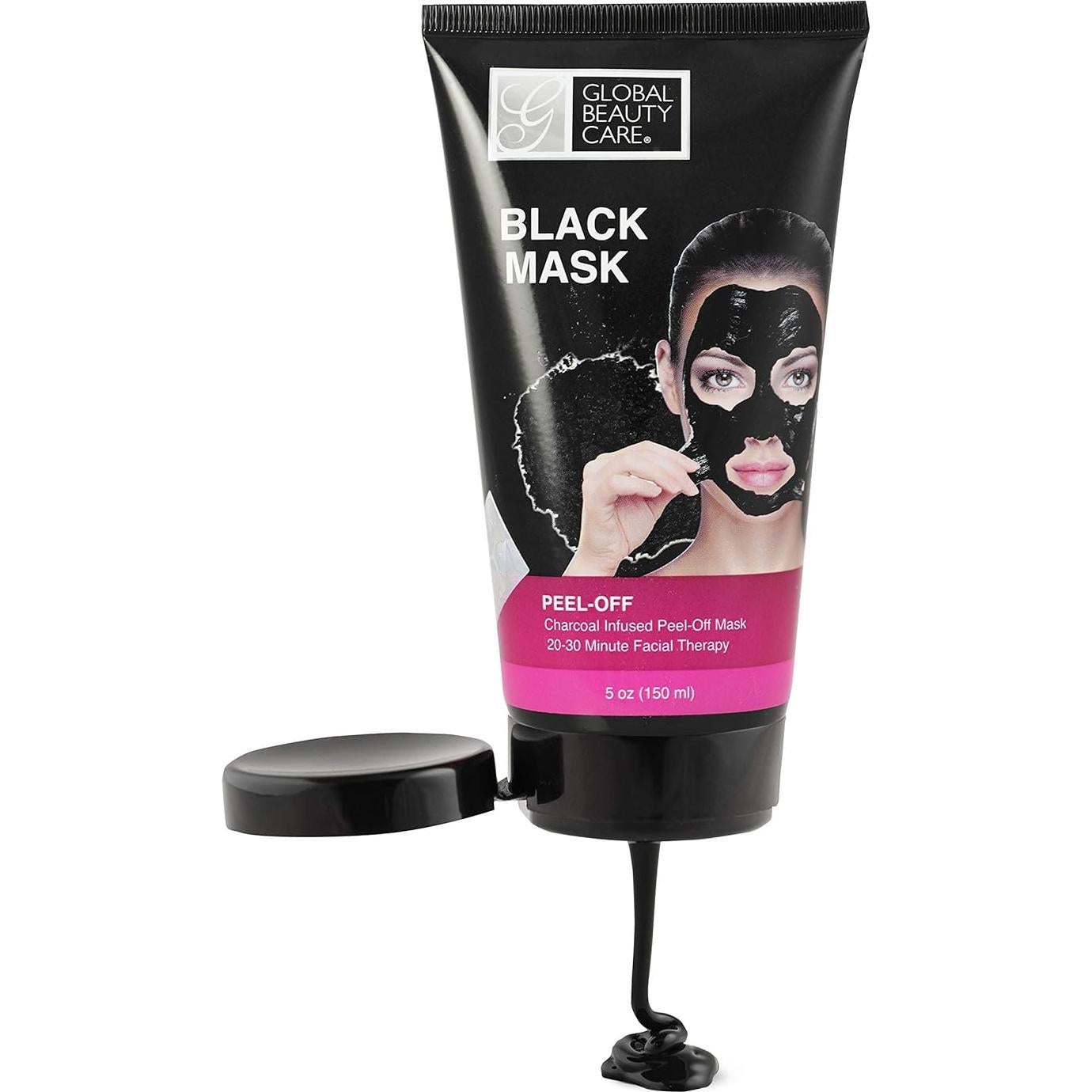 Máscara Peel-Off Negra Global Beauty Care 150 ml con Carbón