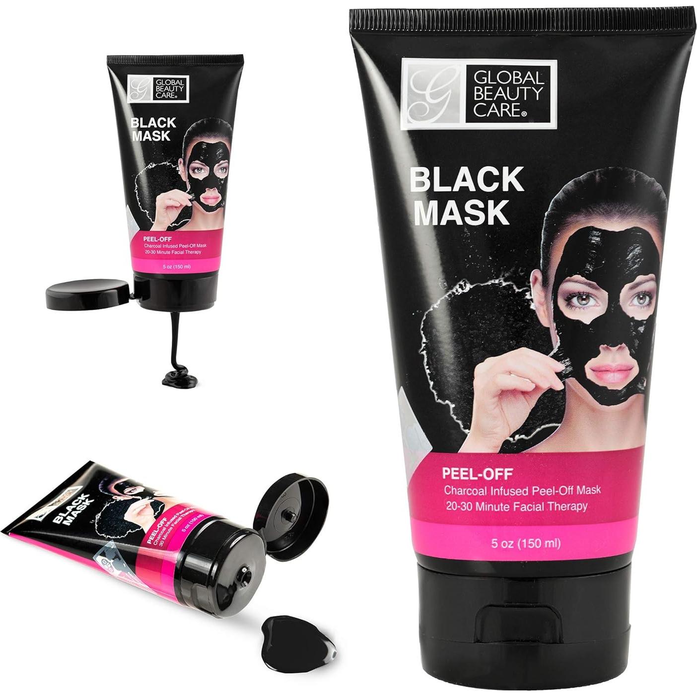 Máscara Peel-Off Negra Global Beauty Care 150 ml con Carbón
