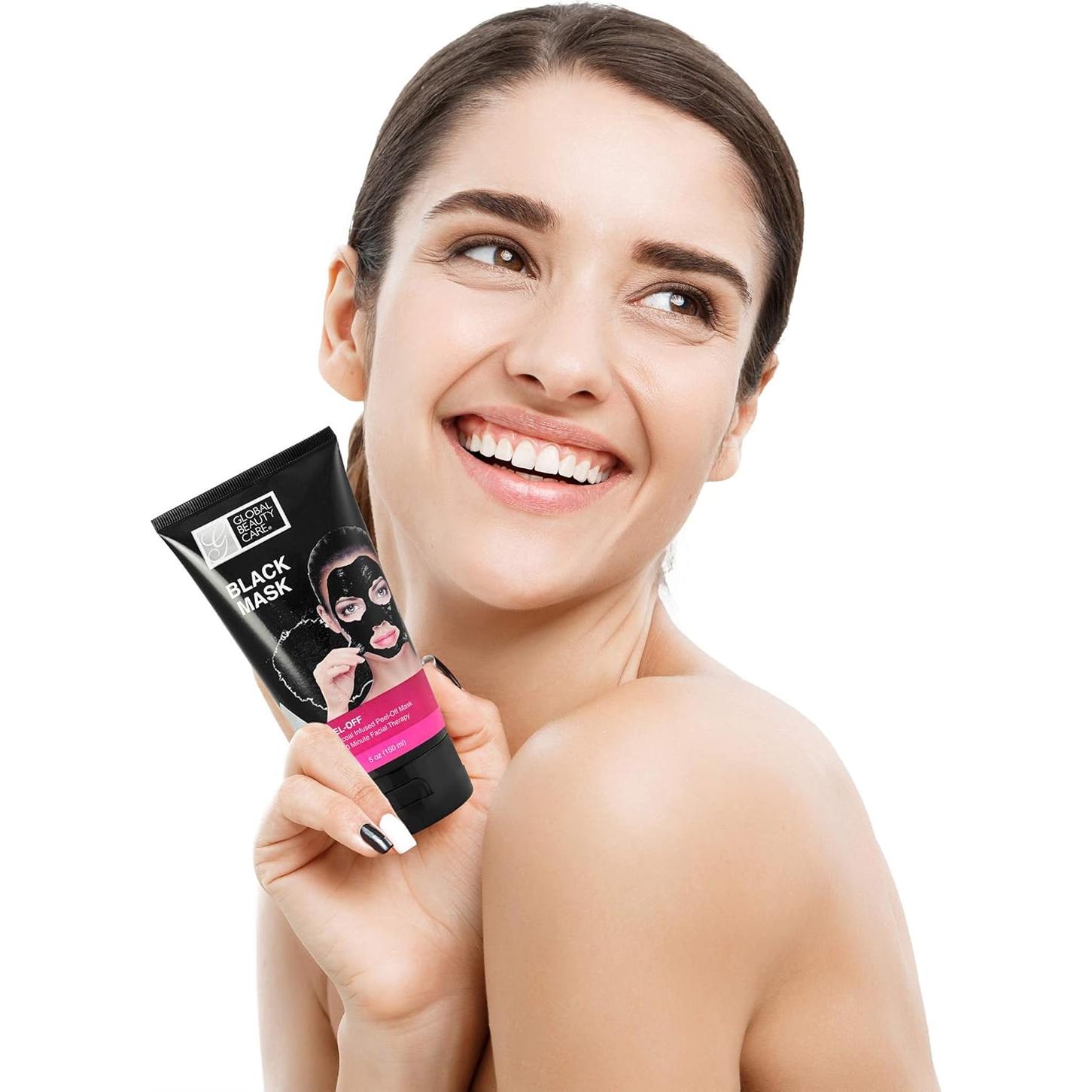 Máscara Peel-Off Negra Global Beauty Care 150 ml con Carbón