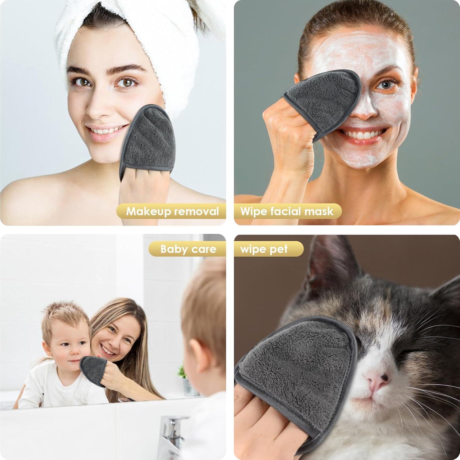 Almohadillas Reutilizables Desmaquillantes Sinland 12 Piezas Gris