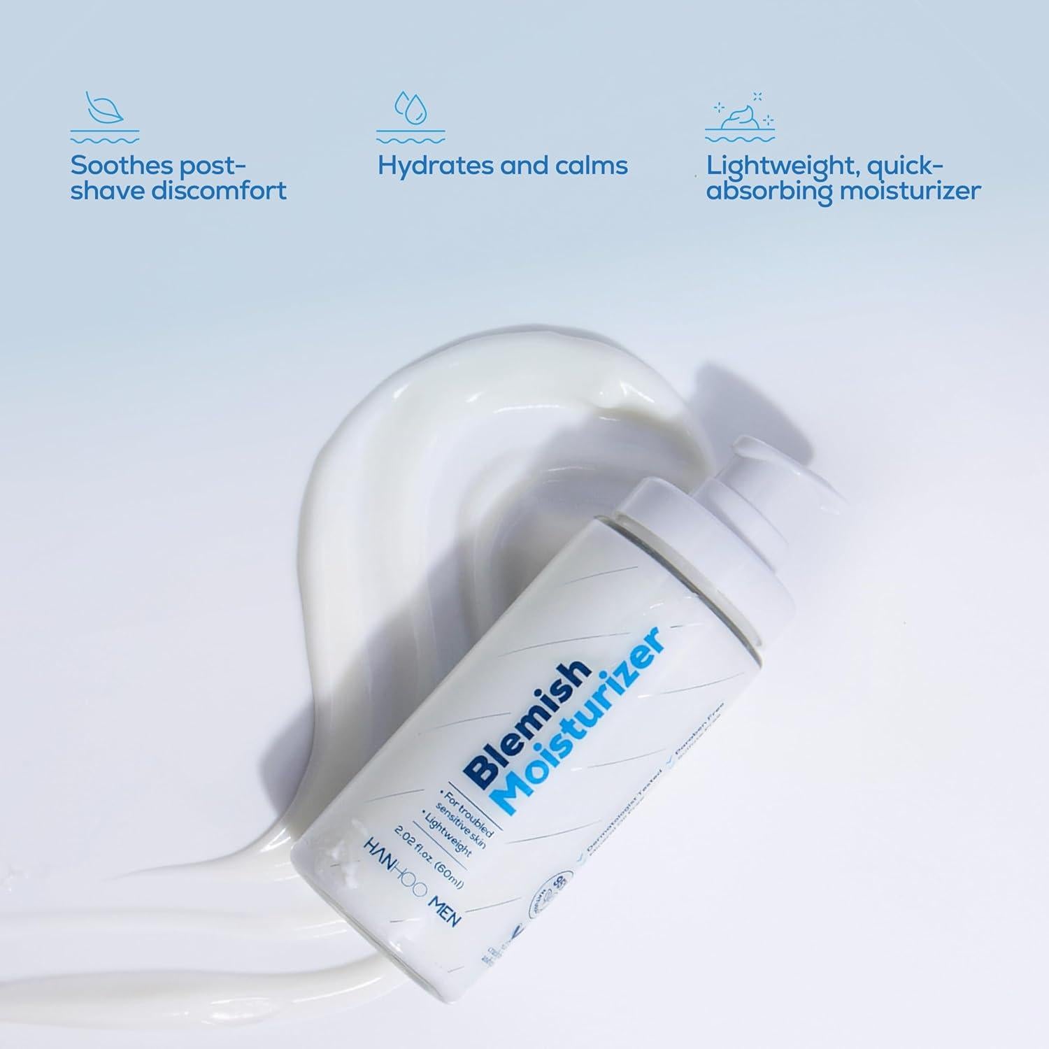 Hidratante Facial para Hombres Hanhoo 59.8 ml - No Graso, Post-Afeitado