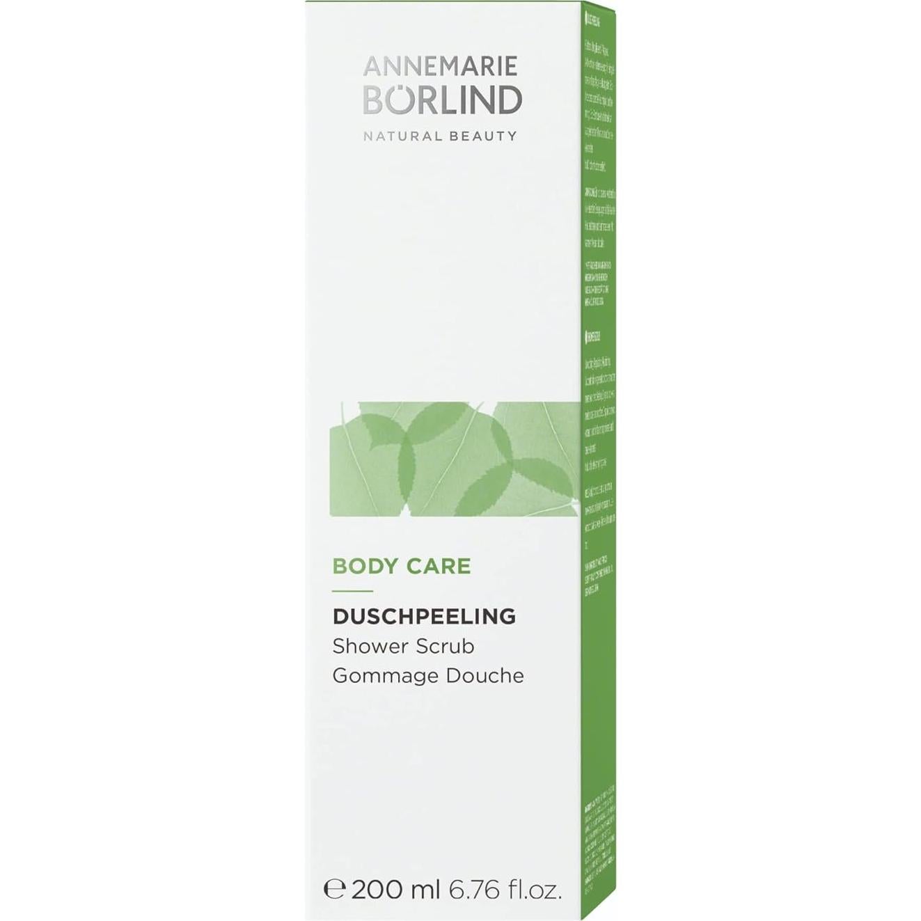 Exfoliante de Ducha ANNEMARIE BÖRLIND 200 ml - Natural y Vegano