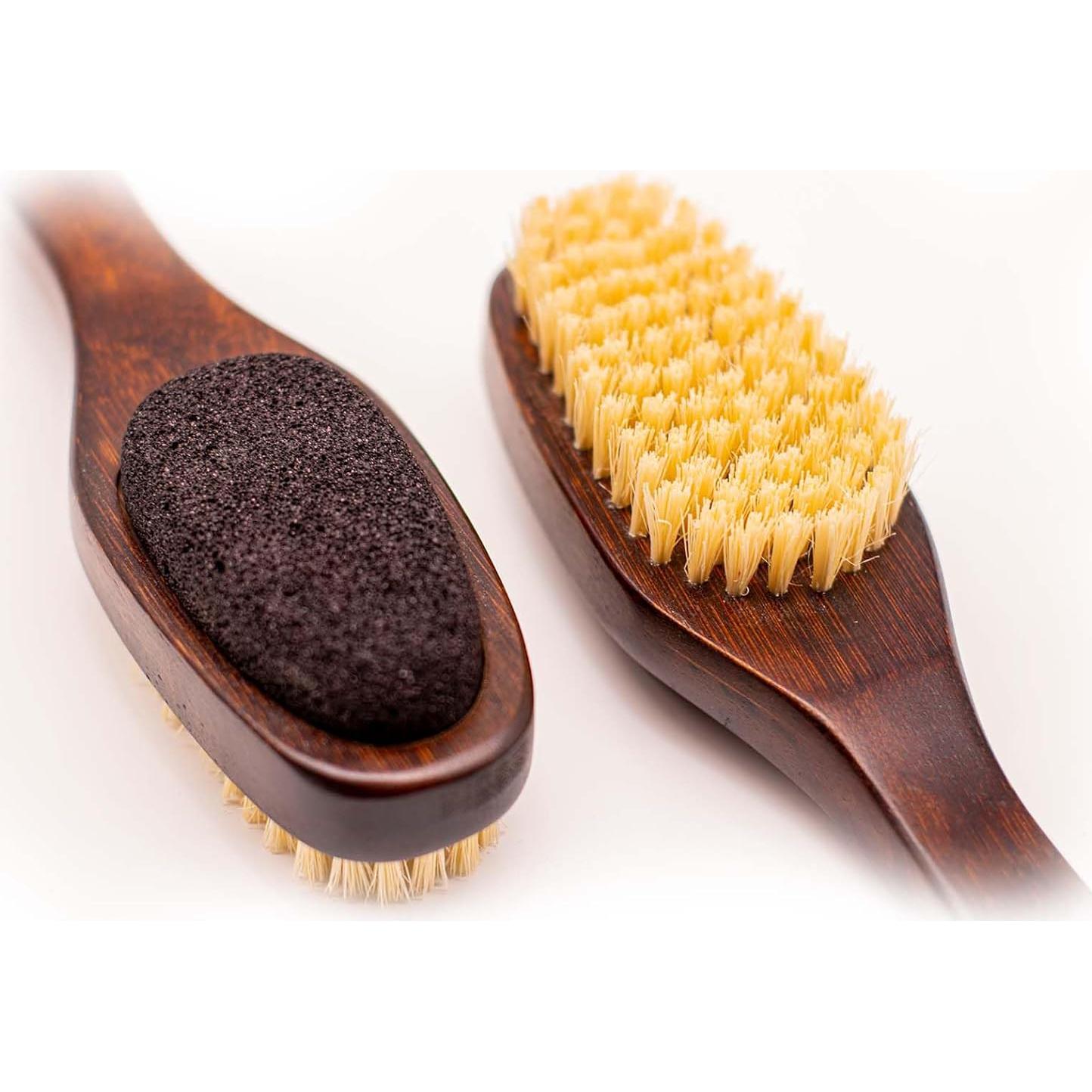 Lima para Pies ZP Natural 2-en-1 con Mango de Bambú