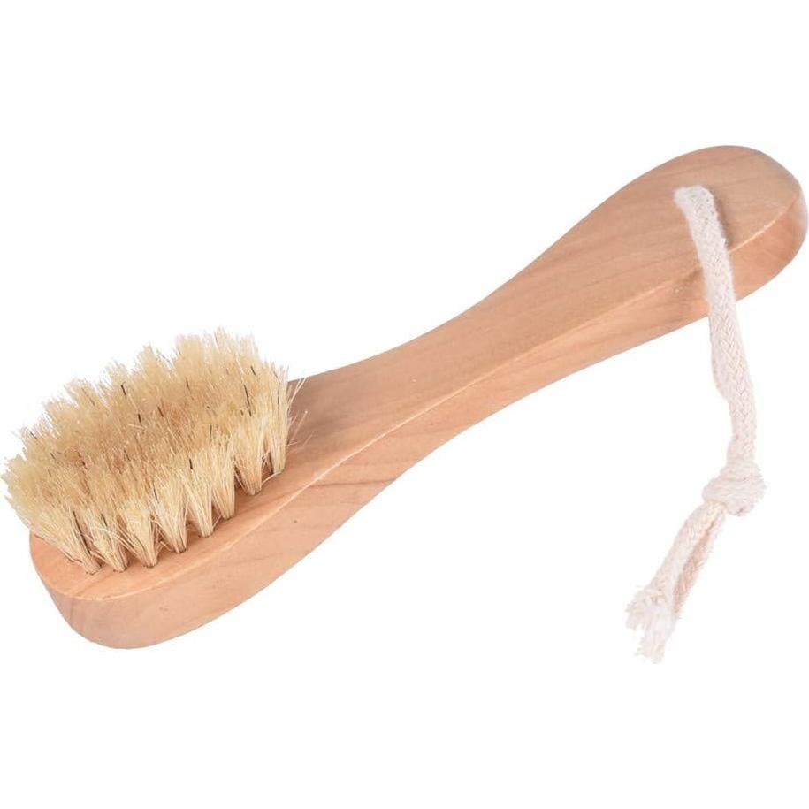 Cepillo Facial Exfoliante Zhiyihome de Cerdas Naturales - 2 Piezas