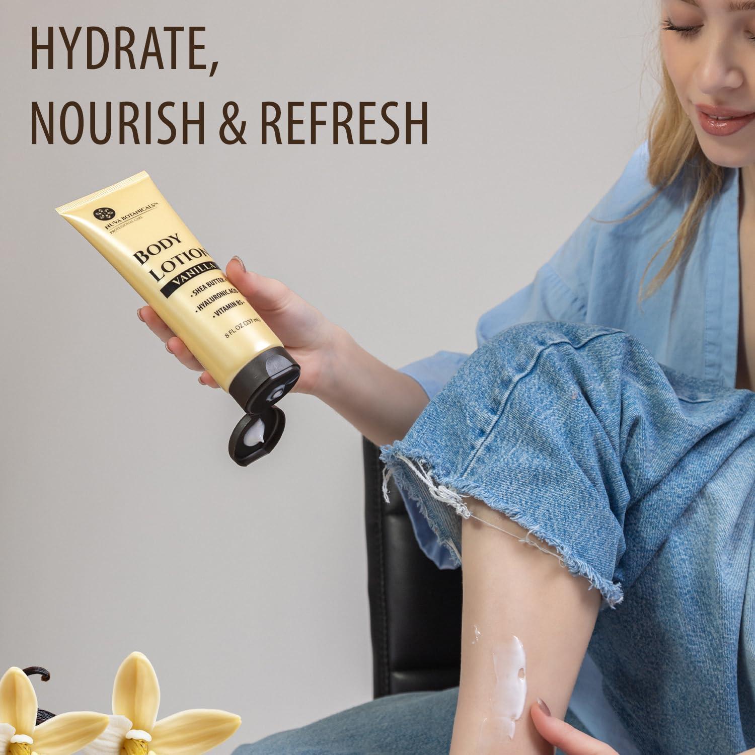 Loción Corporal Hidratante Nuva Botanicals Vainilla 236.6 ml