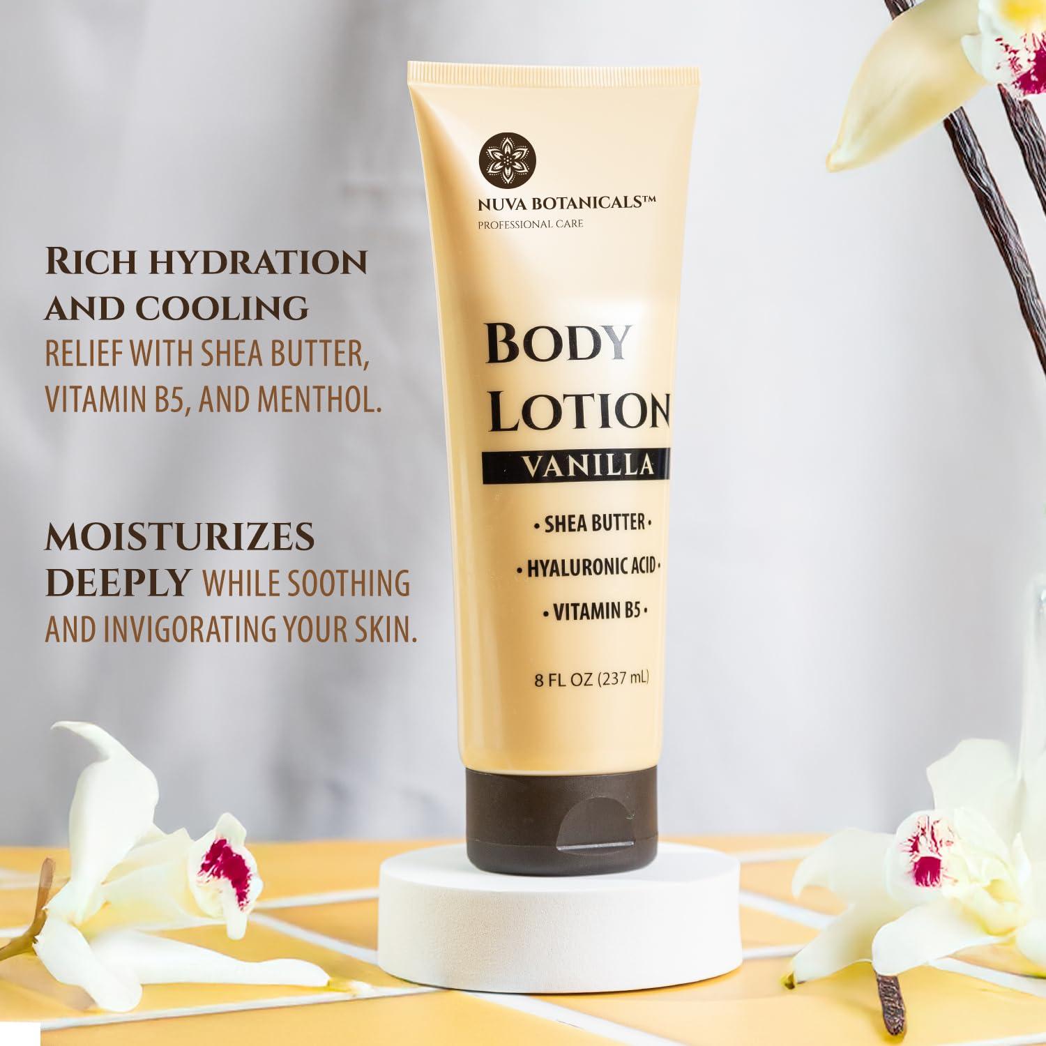 Loción Corporal Hidratante Nuva Botanicals Vainilla 236.6 ml