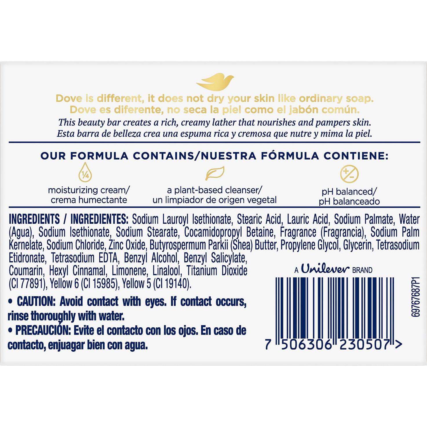 Jabón Dove Manteca de Karité y Vainilla 2 Unidades 134g