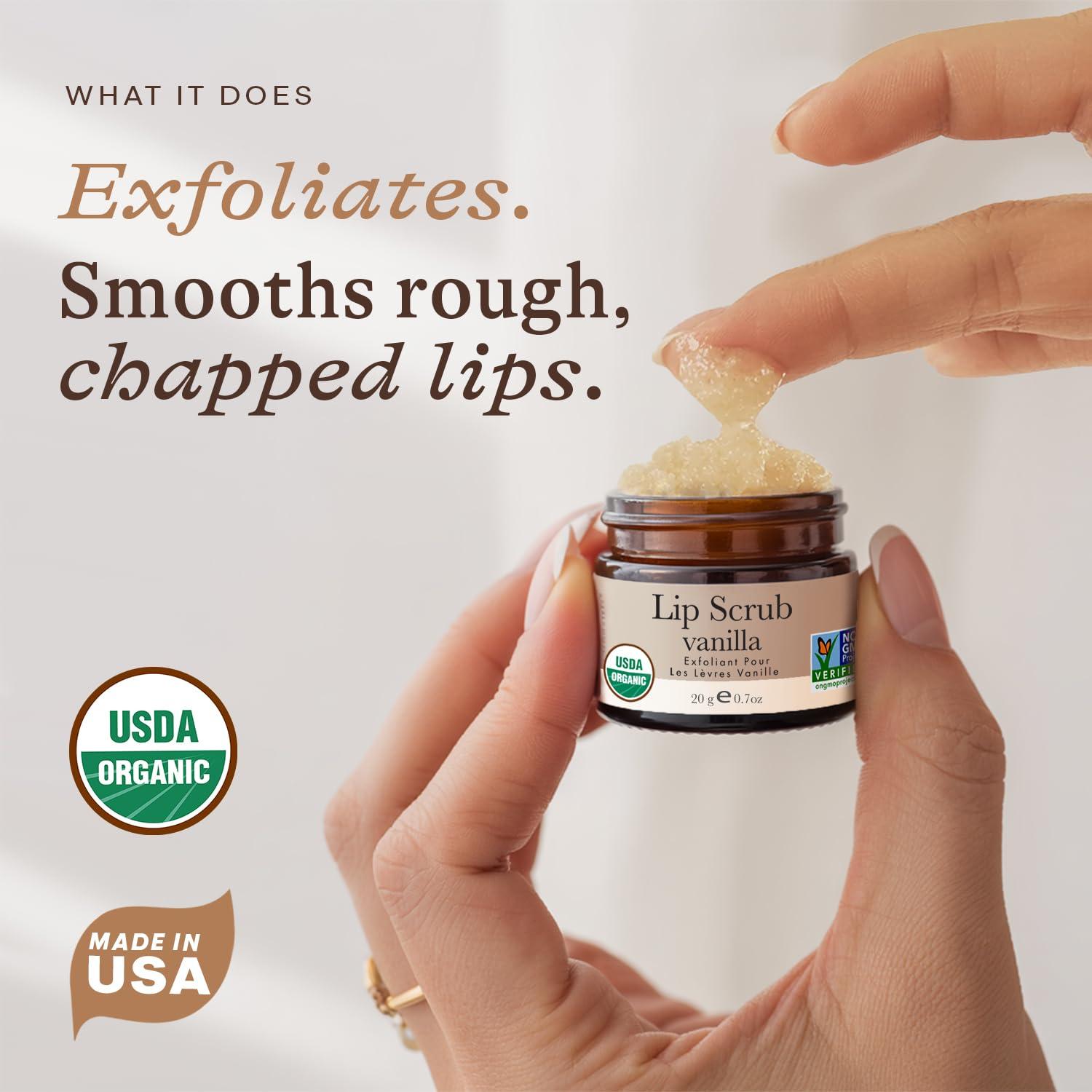 Exfoliante Labial Orgánico Beauty by Earth Vainilla 19.84g