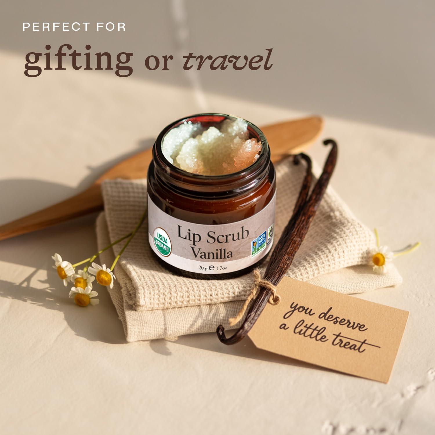 Exfoliante Labial Orgánico Beauty by Earth Vainilla 19.84g