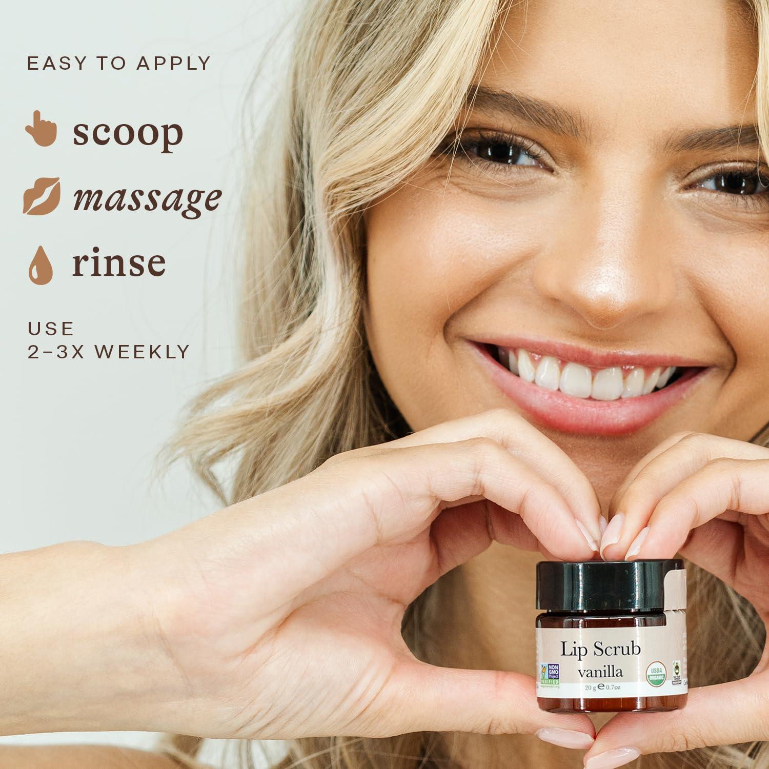 Exfoliante Labial Orgánico Beauty by Earth Vainilla 19.84g