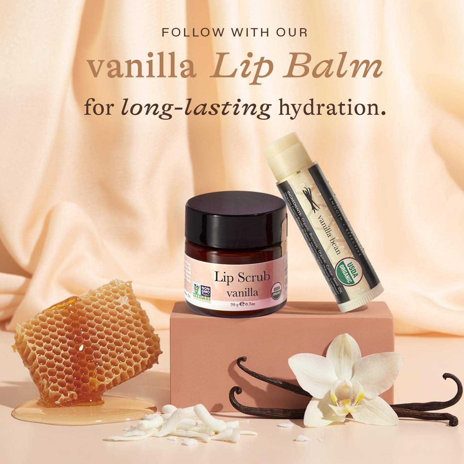 Exfoliante Labial Orgánico Beauty by Earth Vainilla 19.84g