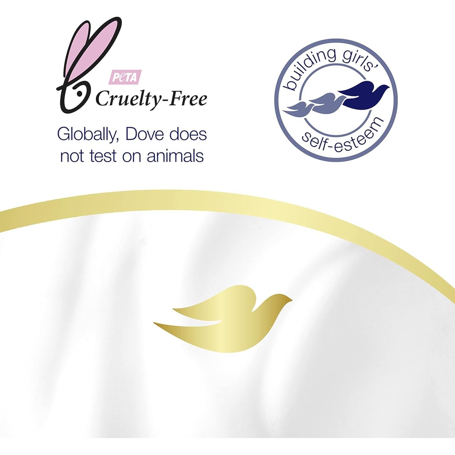 Kit de Gel de Baño Reutilizable Dove 2x Concentrado Vainilla