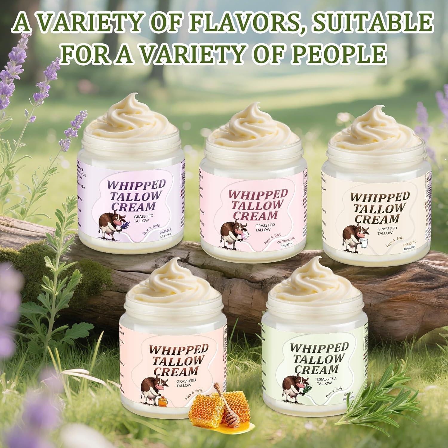 Crema Hidratante Facial de Grasa de Res GARPGONA Vainilla 240g