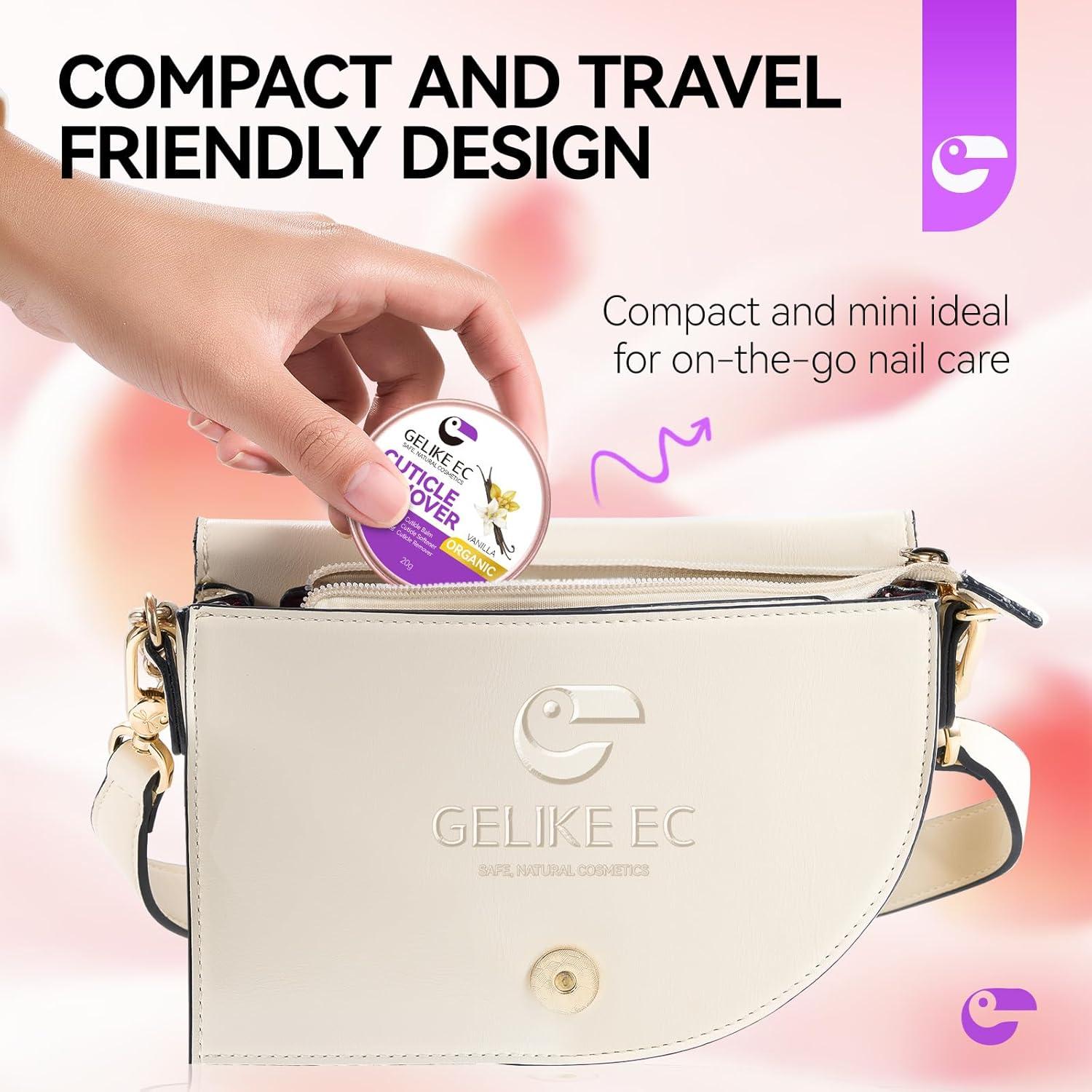 Gelike EC Crema Removedora de Cutículas Vainilla 32g - Cuidado de Uñas