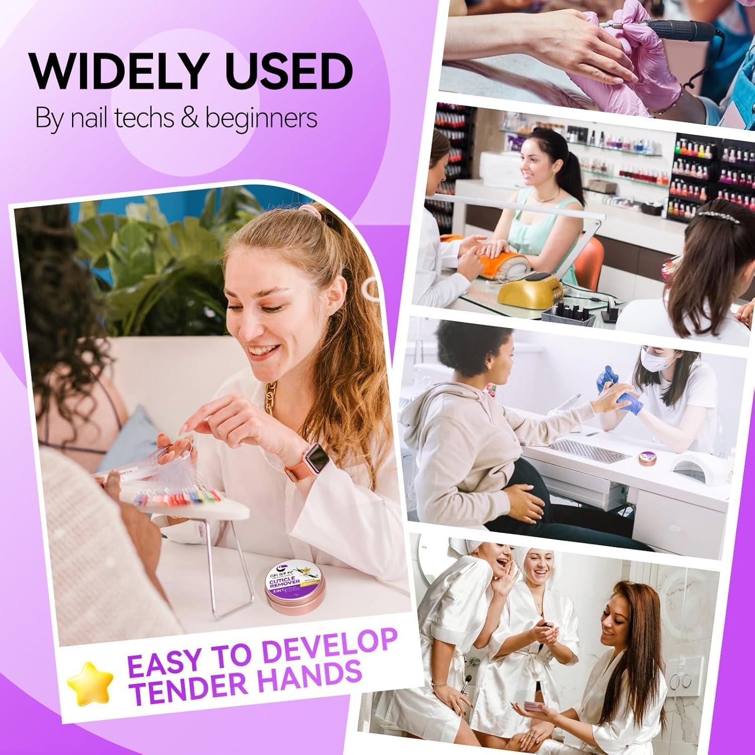 Gelike EC Crema Removedora de Cutículas Vainilla 32g - Cuidado de Uñas