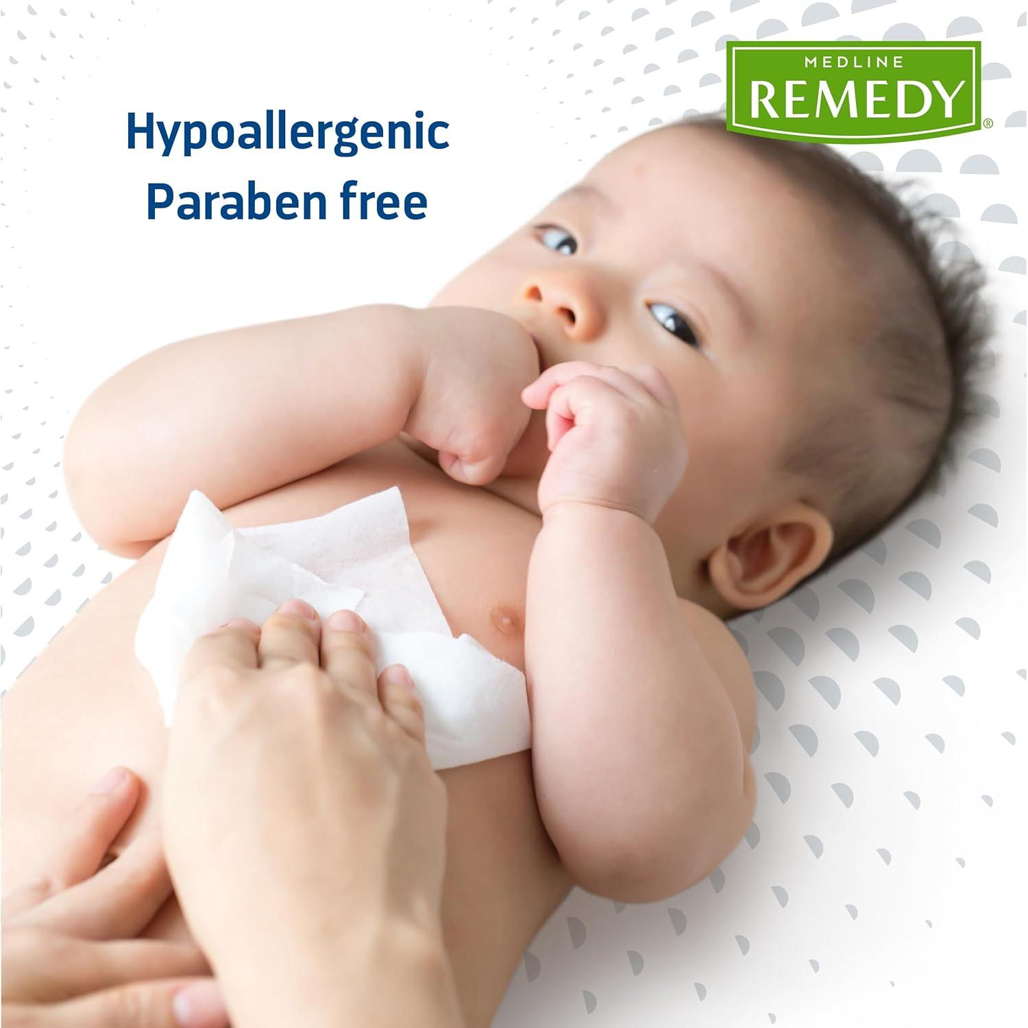 Toallitas Húmedas Medline Remedy 3-en-1 32 Paquetes 20x20 cm