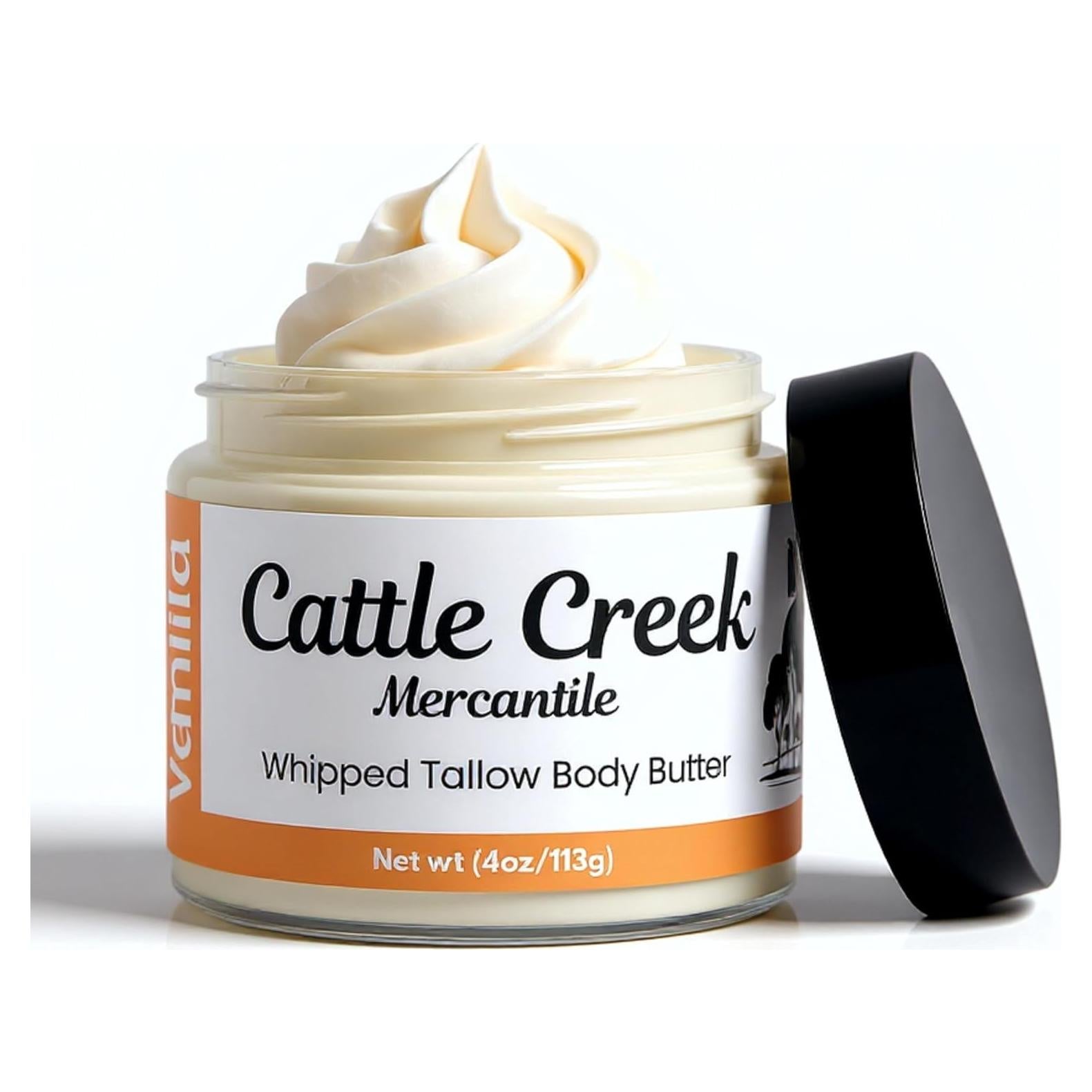 Manteca de Res Cattle Creek 113g Hidratante Vainilla Orgánico