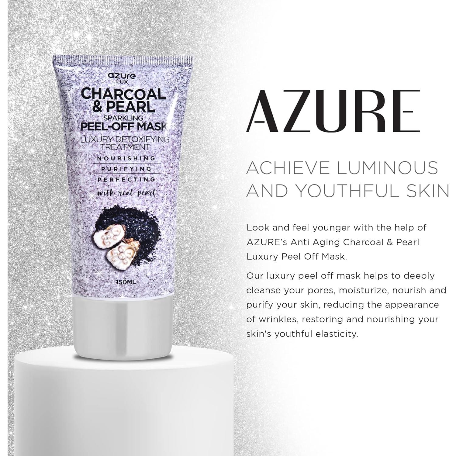 Máscara Peel-Off Carbón y Perla Azure Cosmetics 150 ml