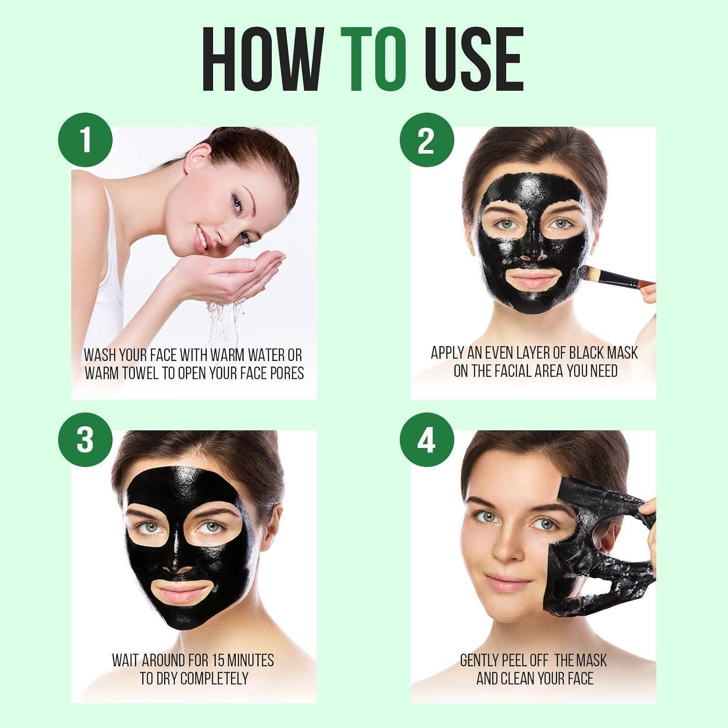 Mascarilla Quitacomedones Negra Peel Off PMRXSETD 68g