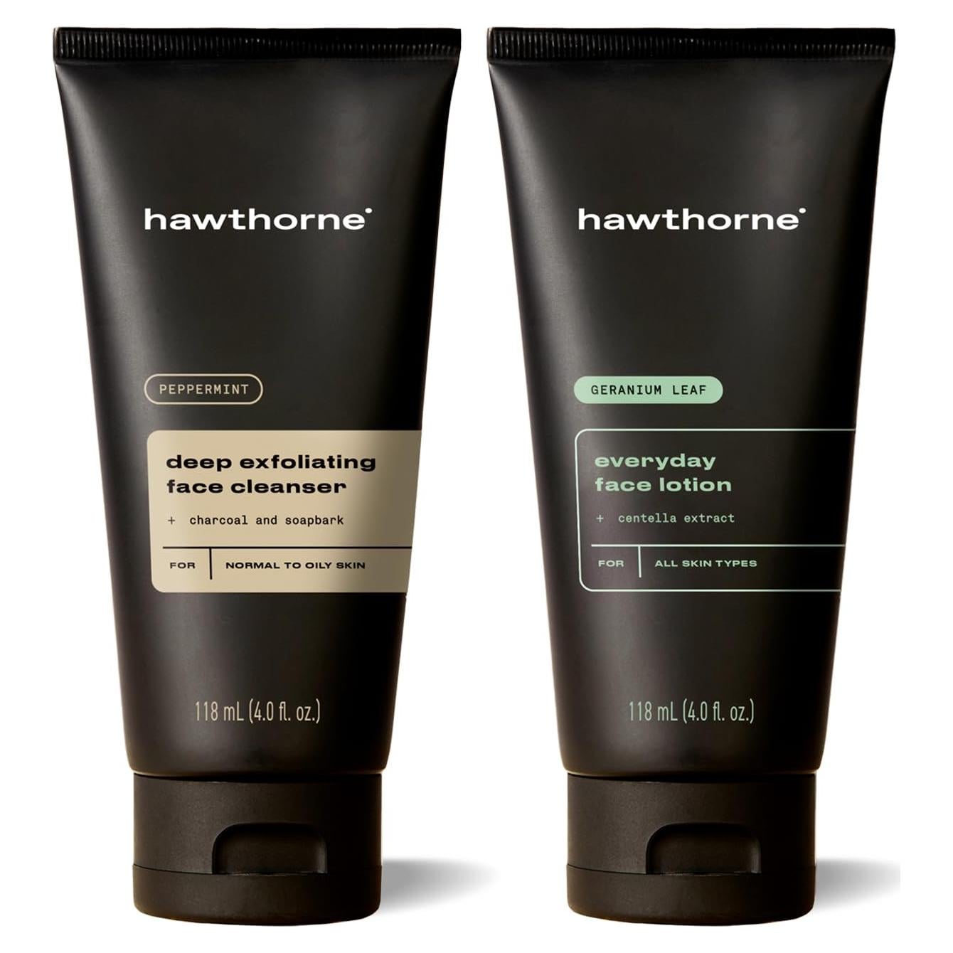 Juego de Cuidado de Piel Exfoliante Hawthorne 118 ml - Carbón