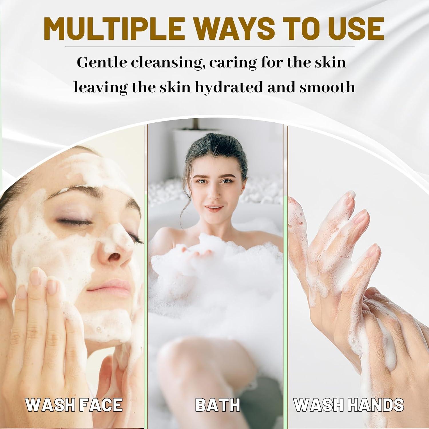 Jabón Natural de Carbón Activado URZTUL 3 Piezas 312g