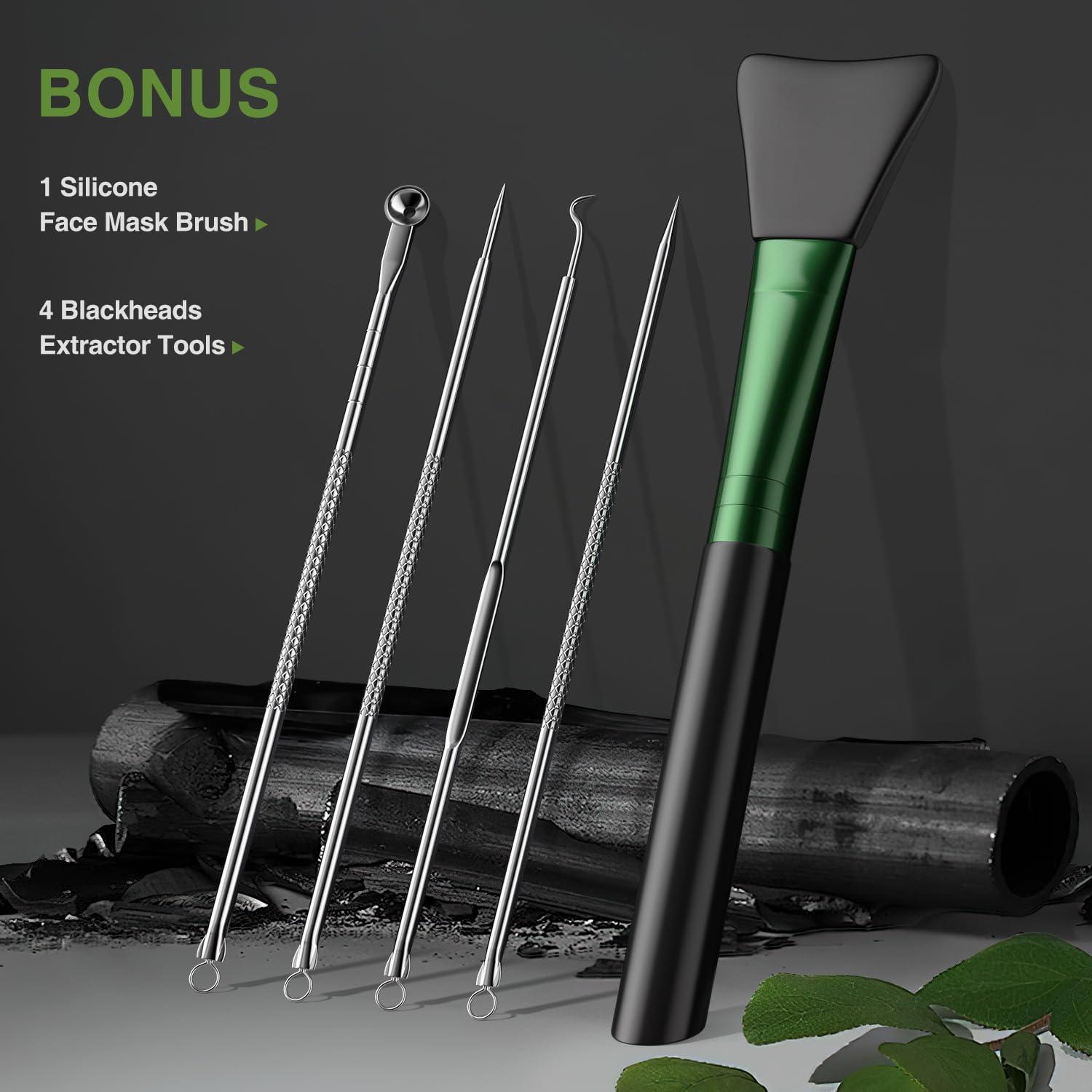 Kit de Máscara Facial Peel Off Ulluxe Carbón Activado 103.5 ml