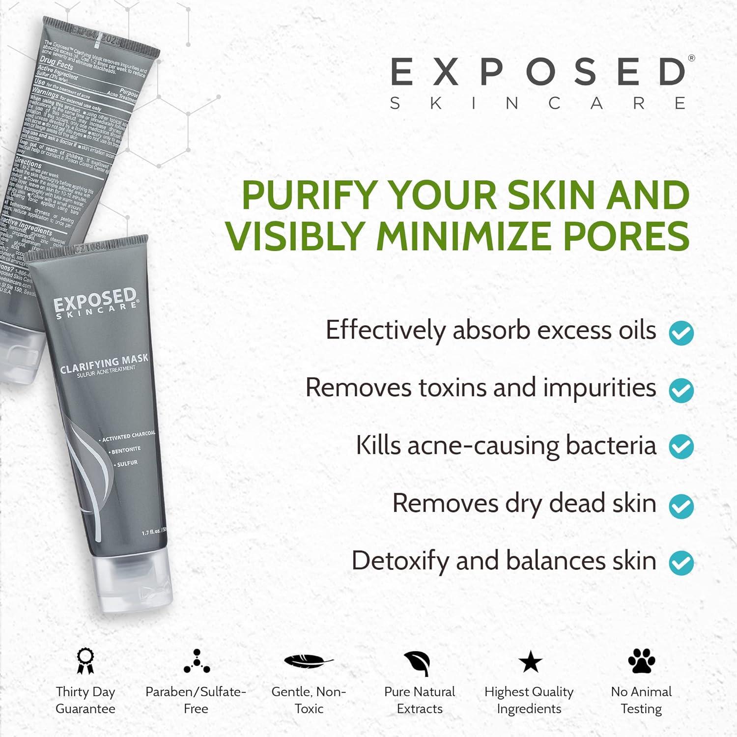 Mascarilla Facial Aclaradora Exposed Skin Care 49g - Acné