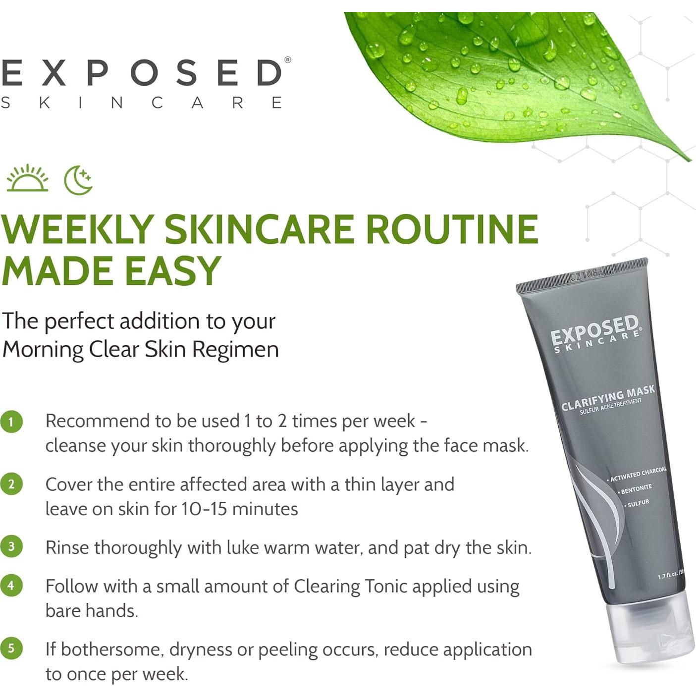 Mascarilla Facial Aclaradora Exposed Skin Care 49g - Acné