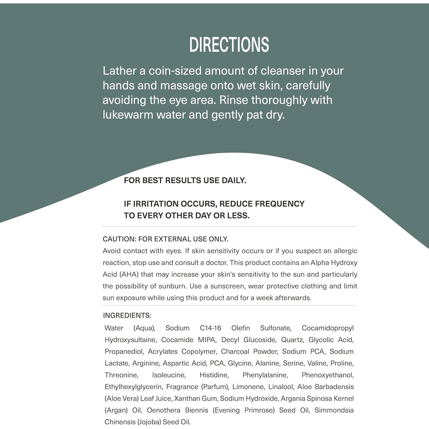 Gel Limpiador Exfoliante Facial Botanic Tree para Hombres 177 ml