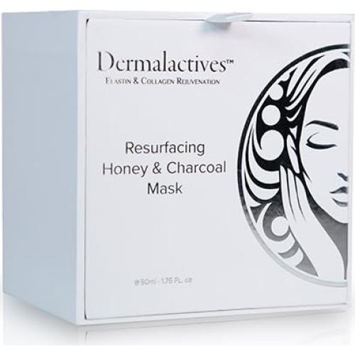 Mascarilla Facial de Miel y Carbón Activado Dermalactive - Exfoliante y Desintoxicante