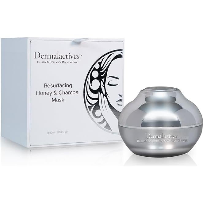 Mascarilla Facial de Miel y Carbón Activado Dermalactive - Exfoliante y Desintoxicante