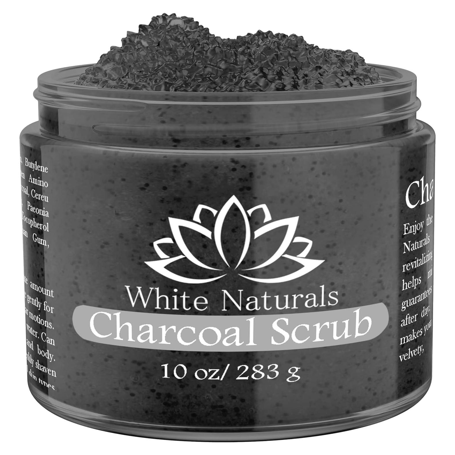 Exfoliante de Carbón Activado White Naturals 283 g