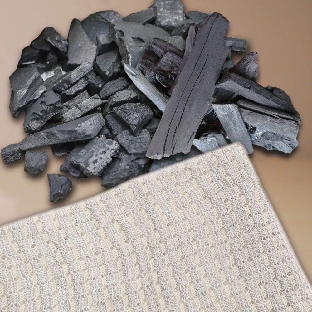 Toalla Exfoliante Extra Larga YC - Algodón con Carbón 110cm